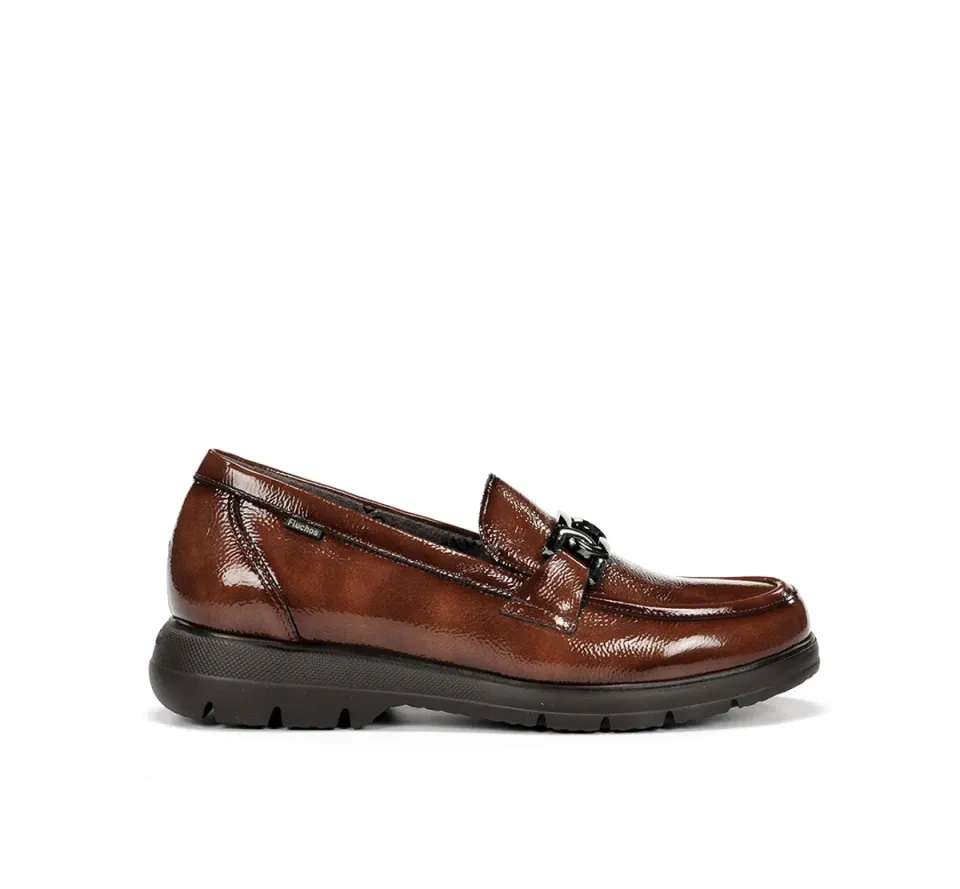 Fluchos Gladis F1794 mocassini donna marroni leggeri