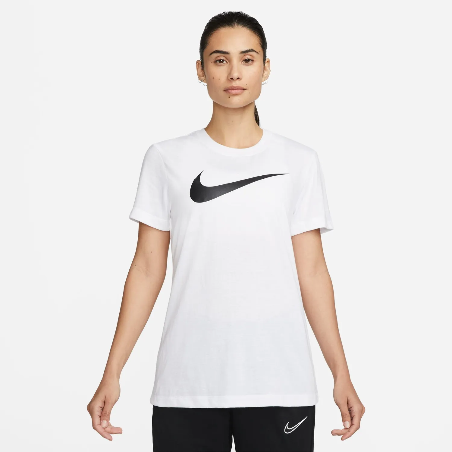 Nike Park20 maglietta donna M nero-bianco cotone leggero