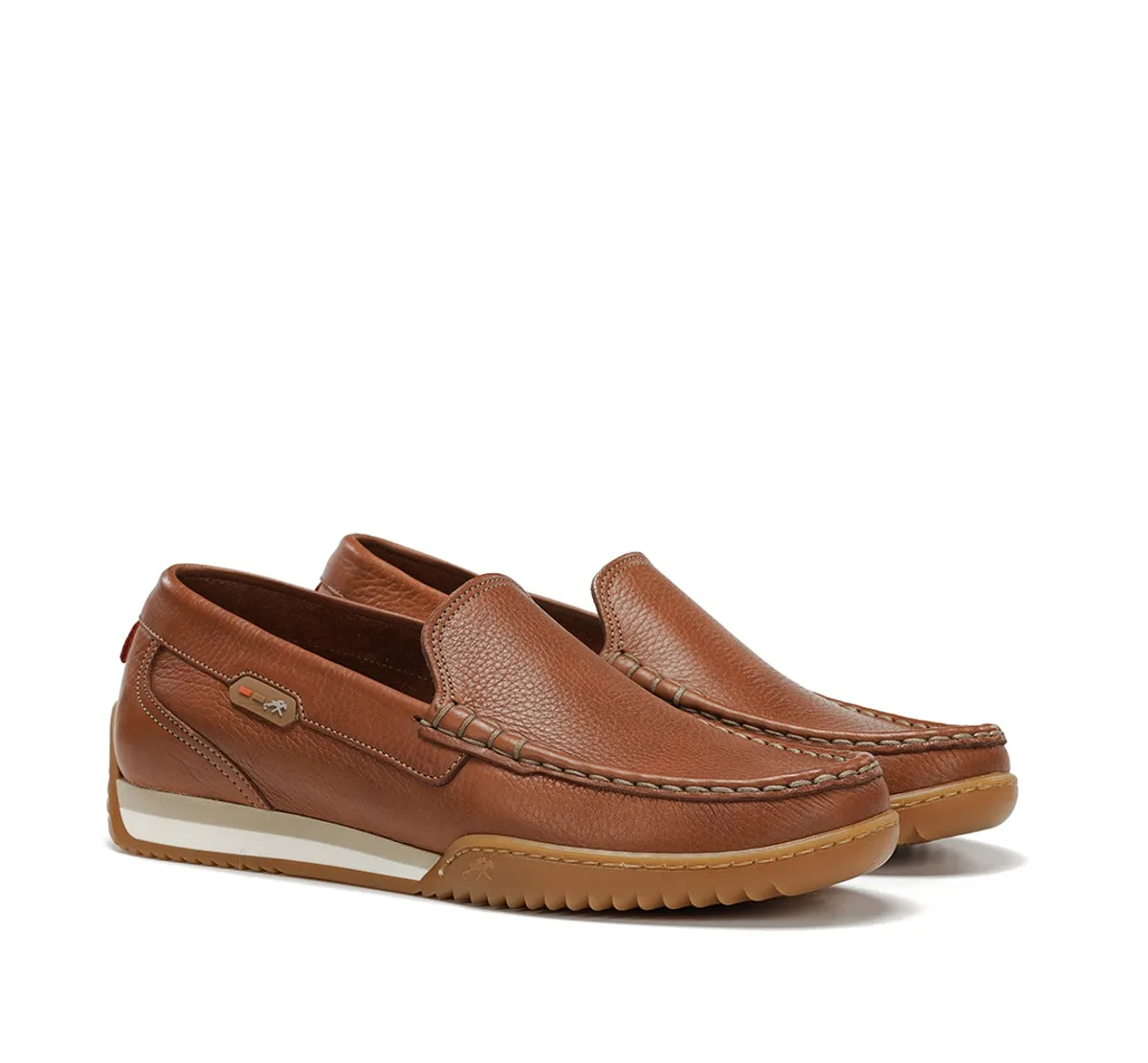 Fluchos Bruno F2432 mocassino uomo marrone suola grip
