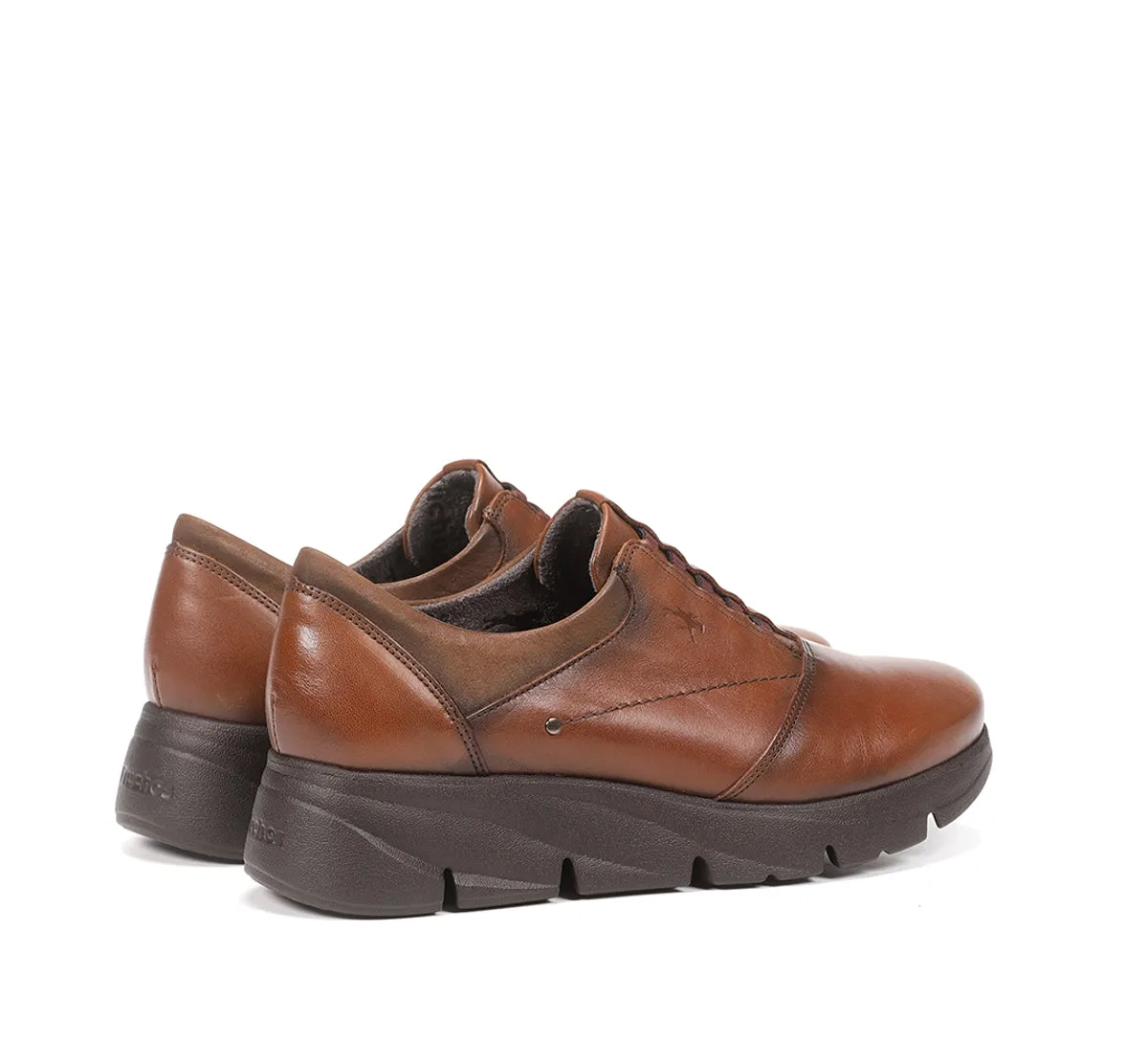 Fluchos Bona F1357 scarpe donna marroni con zeppa