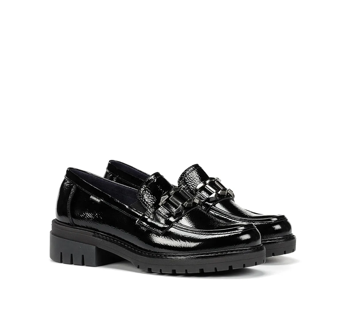 Dorking Cady D9578 Mocassino Donna Nero Track