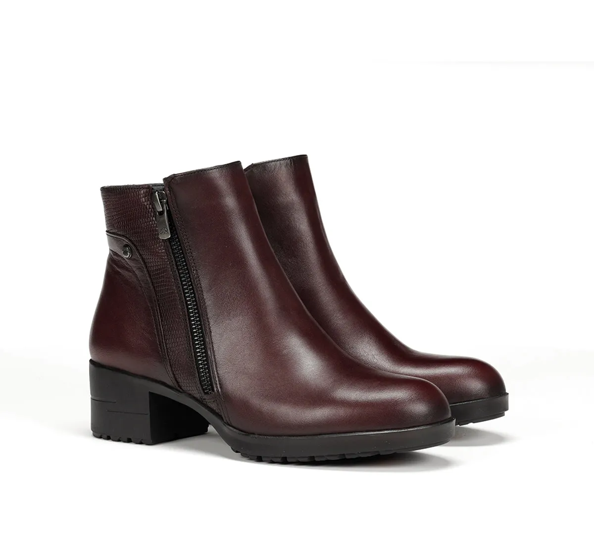 Fluchos Aliss F1367 Stivaletti Bordeaux Pelle