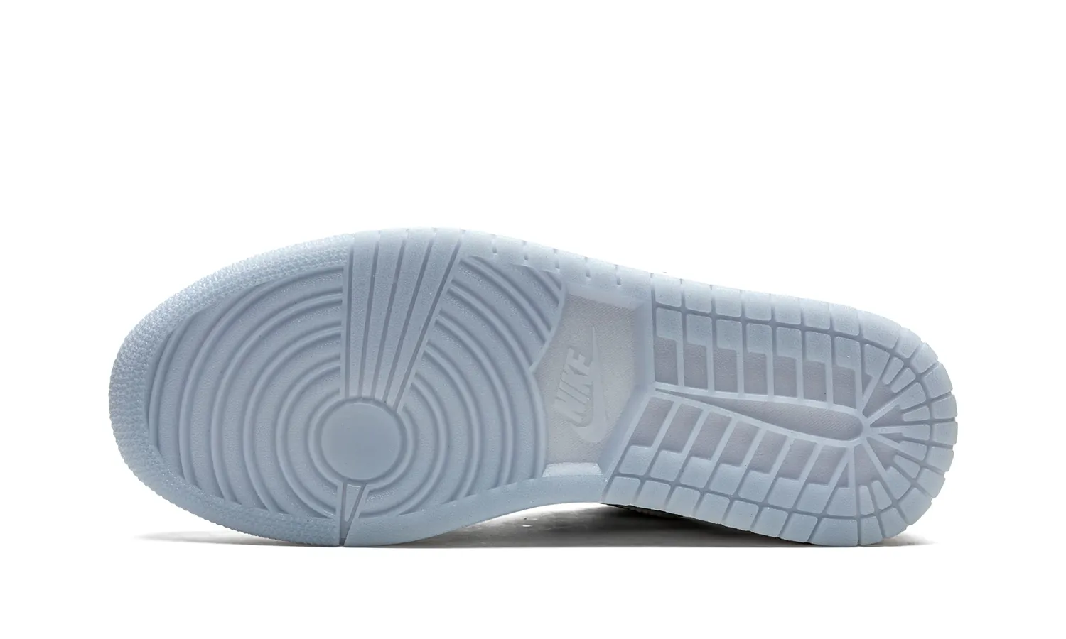 Nike Air Jordan 1 sneaker basse donna bianco grigio