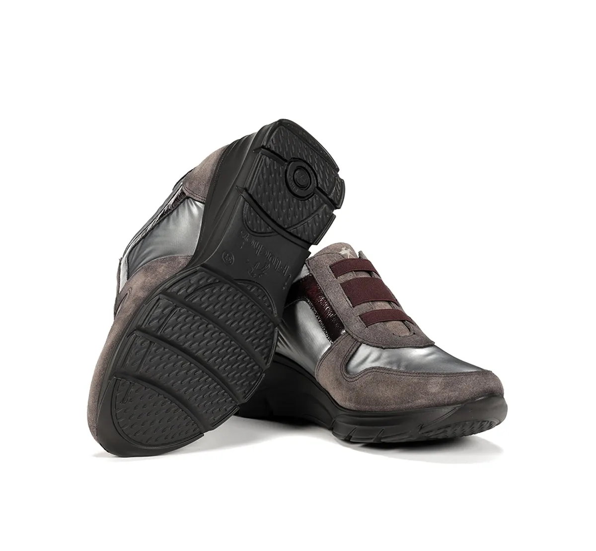 Fluchos Olas F1509 Sneakers Grigie Donna Zeppa