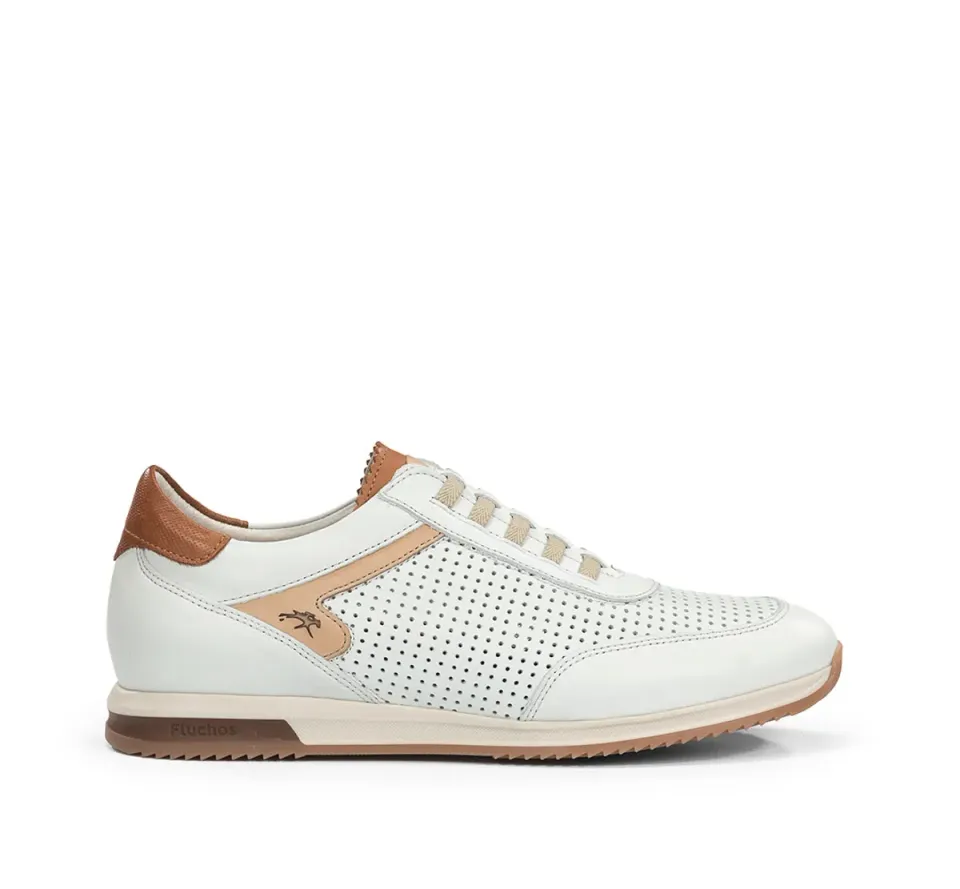 Fluchos Samir F2189 sneakers uomo bianche traspiranti