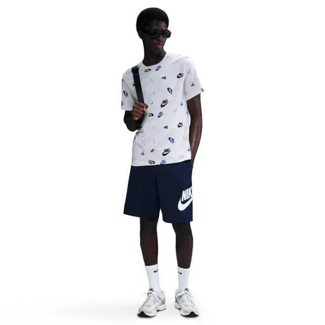 Nike Sportswear t-shirt uomo L bianca cotone
