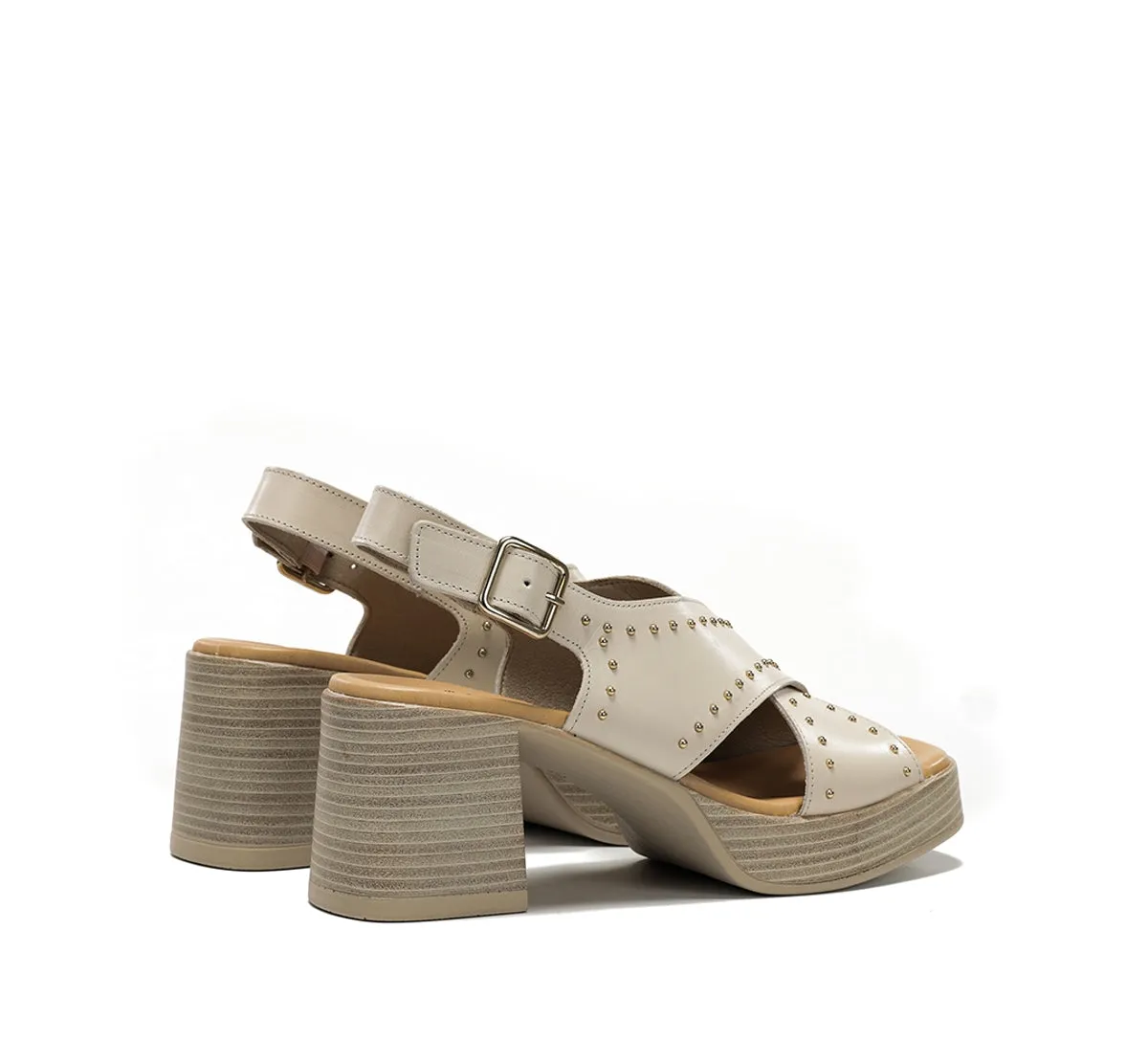 Fluchos Diamond D9333 sandali bianco tacco largo