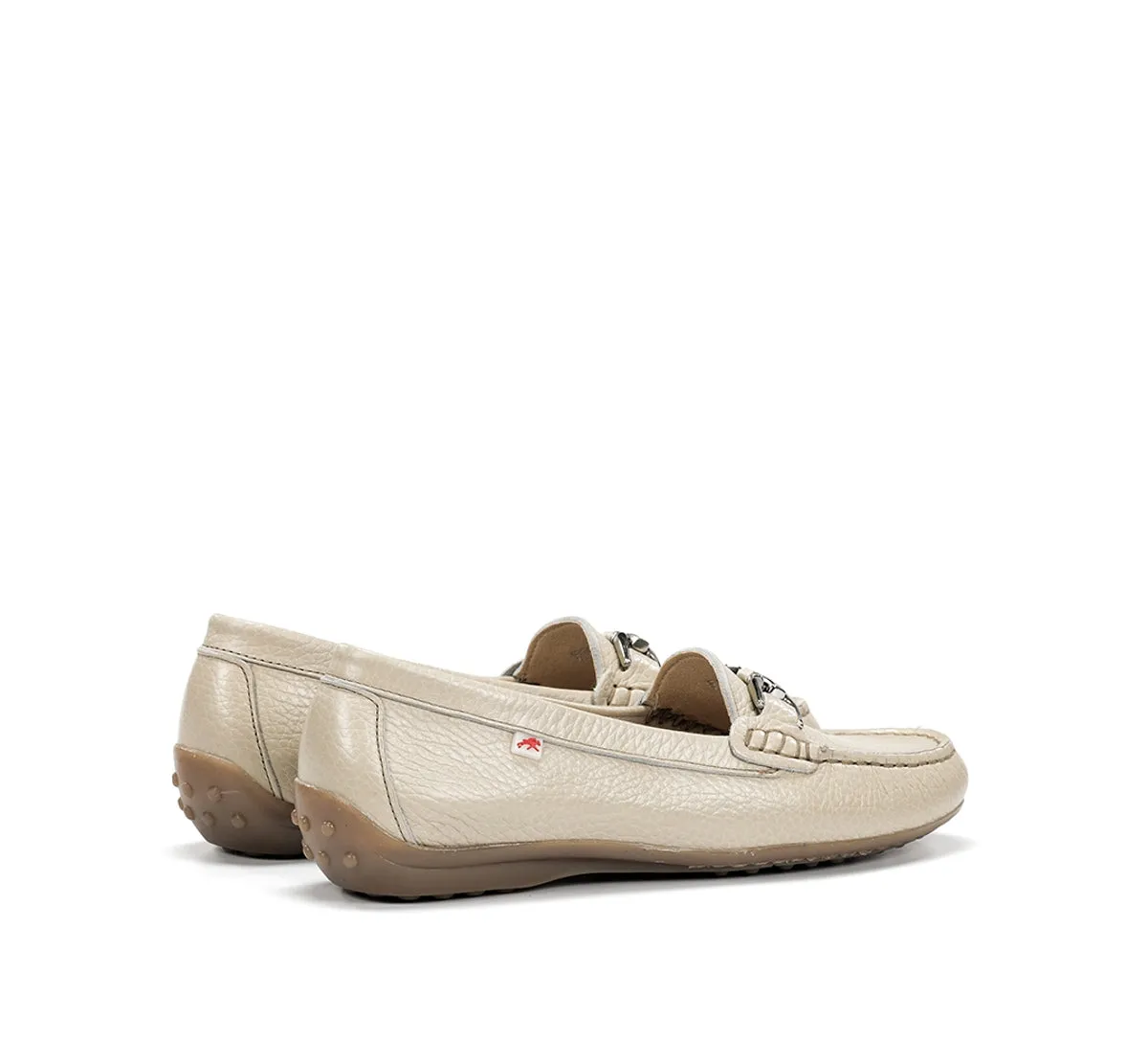 Fluchos Bruni F0804 mocassini donna taupe pelle