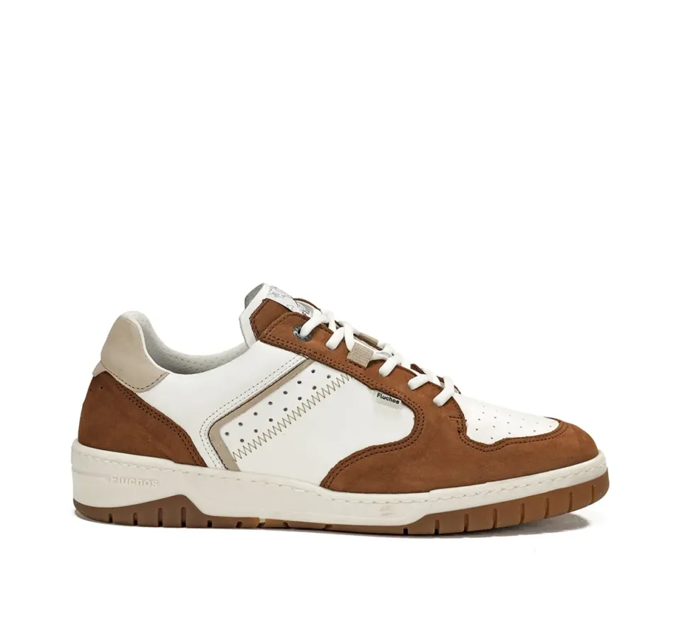 Fluchos Roger F1954 sneakers uomo marroni pelle