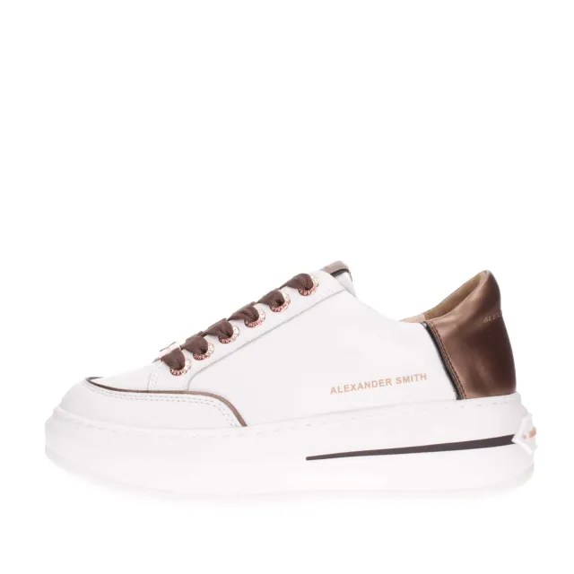 Alexander Smith R1D Sneakers Donna Bianco Bronzo Pelle
