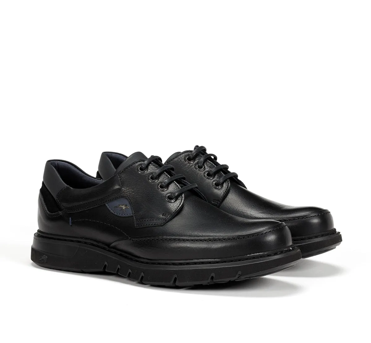 Fluchos Celtic F0248 scarpe uomo nere casual classiche