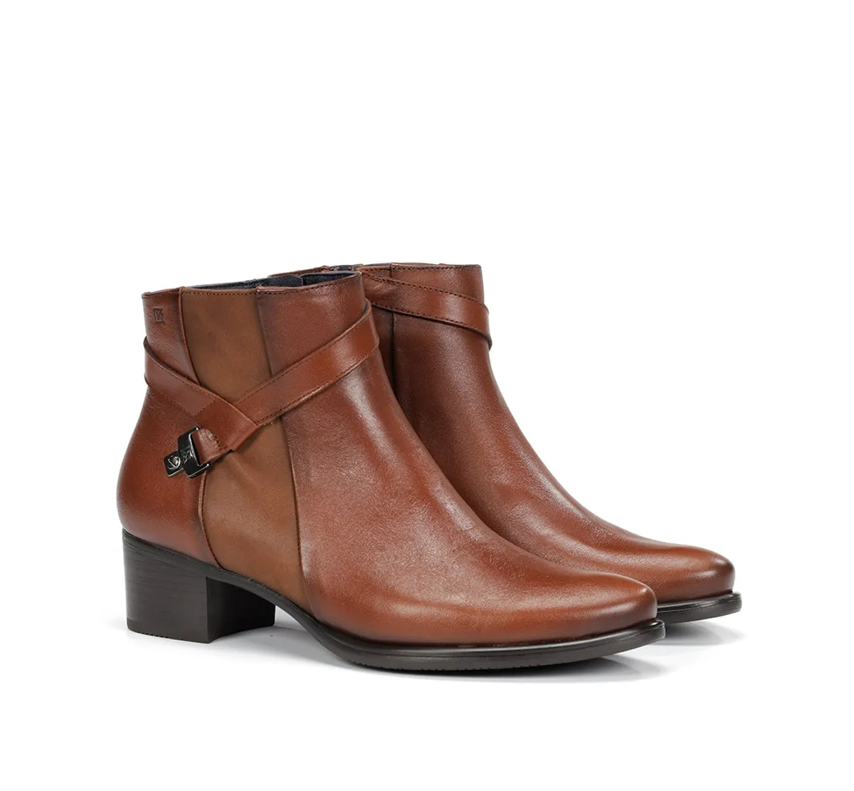 Fluchos Alegria D7232 stivaletti marroni zip