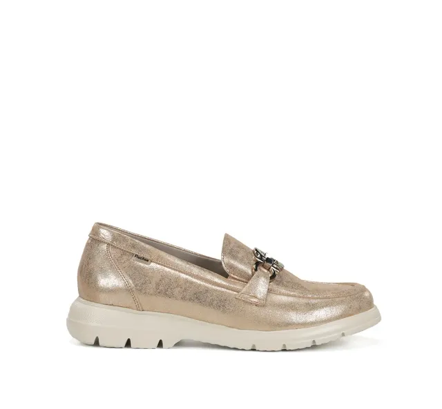 Fluchos Gladis F2282 mocassino donna oro