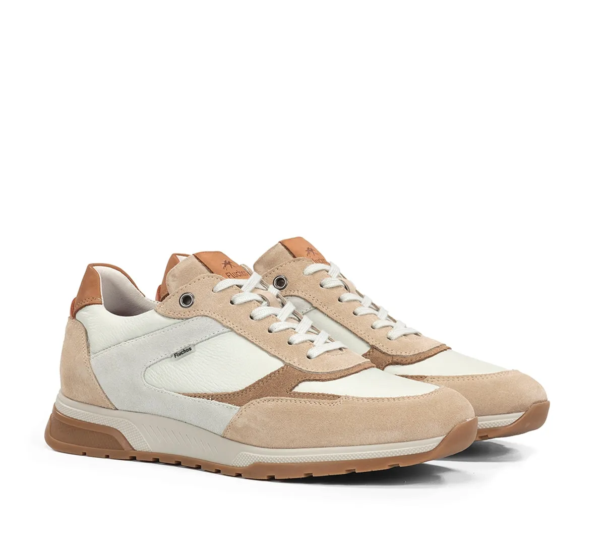 Fluchos Louis F2190 sneakers uomo tortora pelle