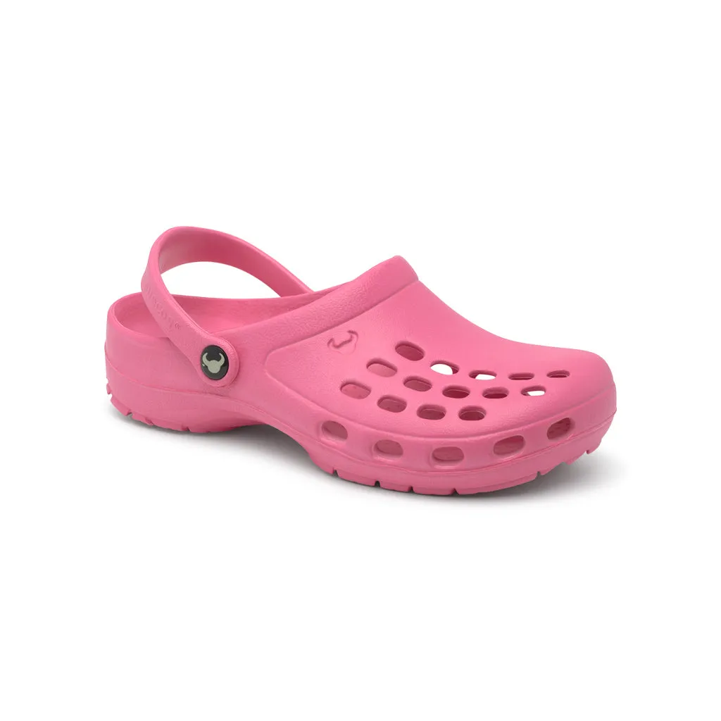 Suecos Loki Kids zoccoli bimbi rosa leggeri