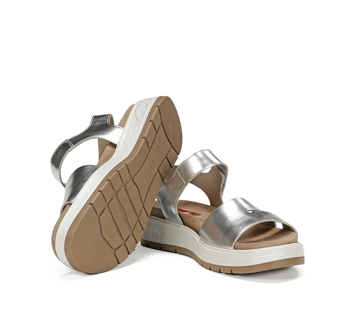 Fluchos Street F2006 sandalo donna argento leggero