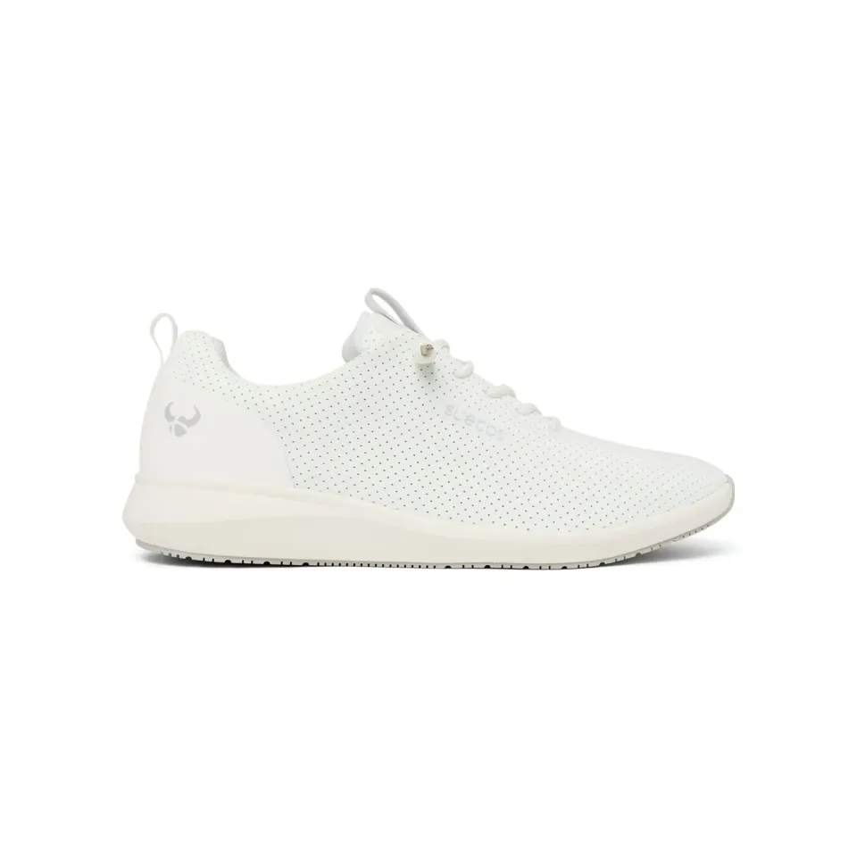 Suecos Klar scarpe unisex bianche traspiranti