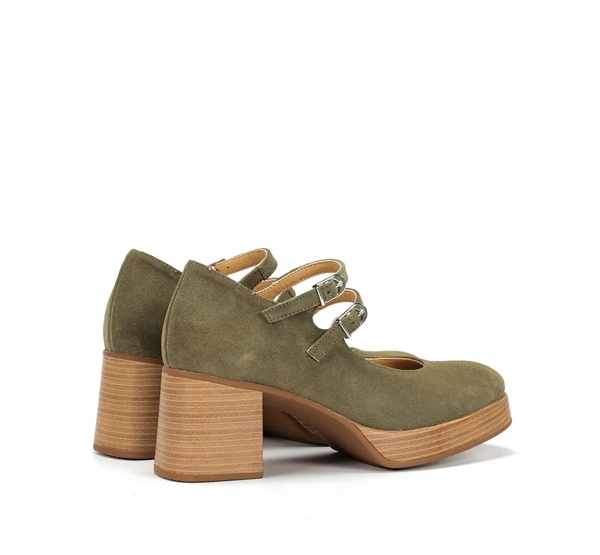 Fluchos Cristel D9659 scarpa donna verde plateau