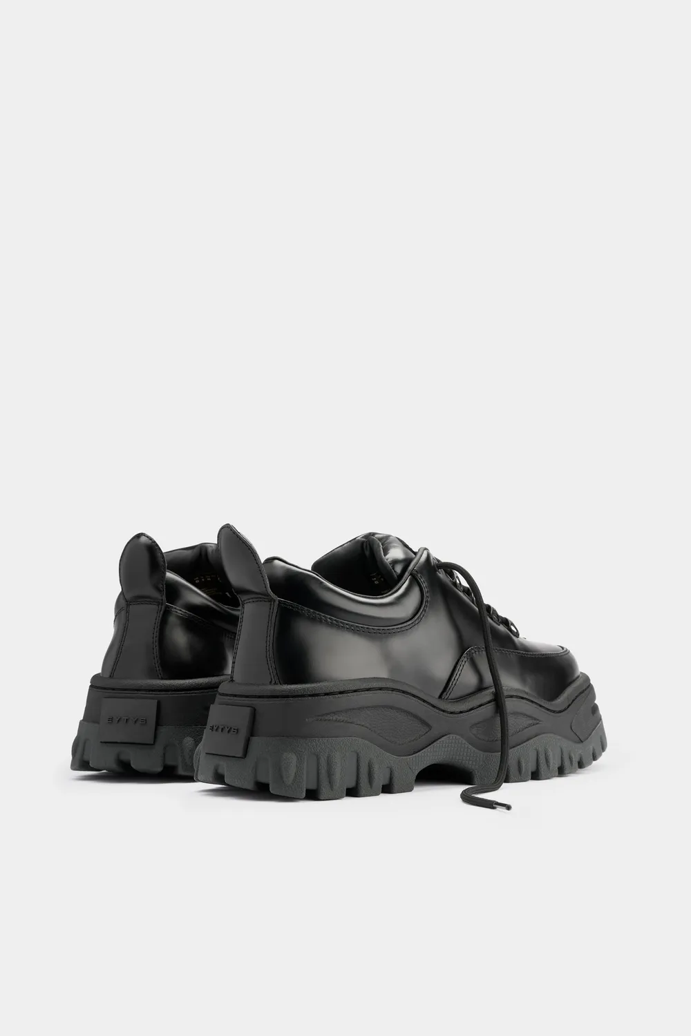 Eytys Angel Black Leather sneakers nere pelle