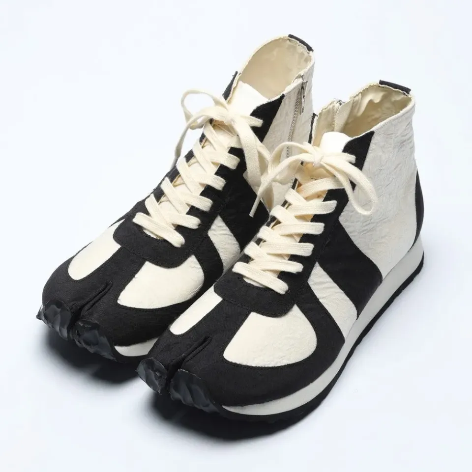 Tabito Brace Trainer Airbag tabito22 sneakers tabi bianco-nero airbag