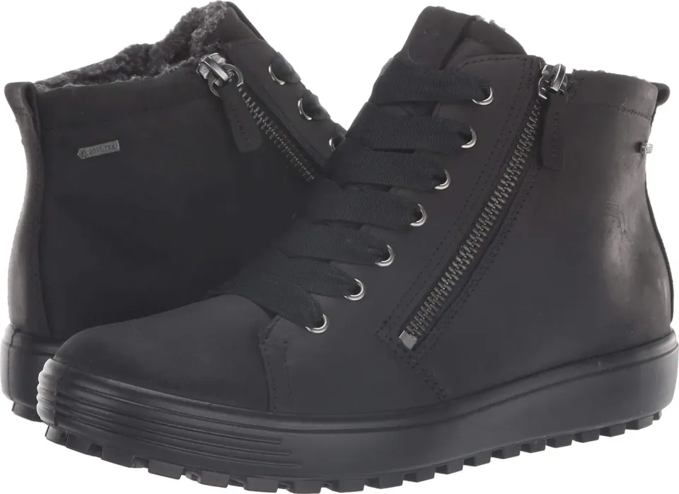 Ecco Soft 7 Tred sneakers donna nere pelle