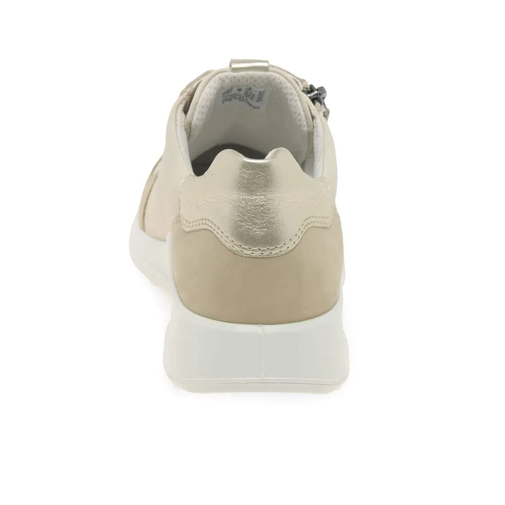 Ecco Flexure Runner sneakers donna 35 EU beige zip