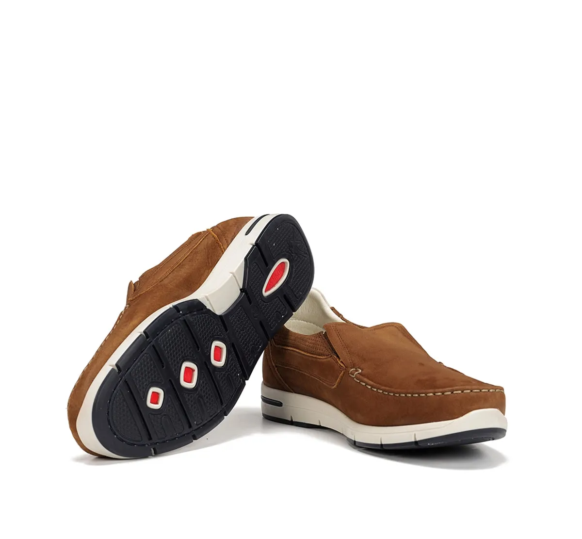 Fluchos Yannic F1696 slip on uomo marroni lacci