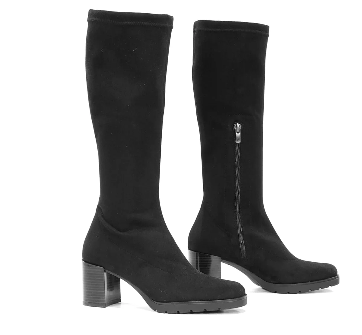 Fluchos Sesma D9807 stivali donna neri tacco alto