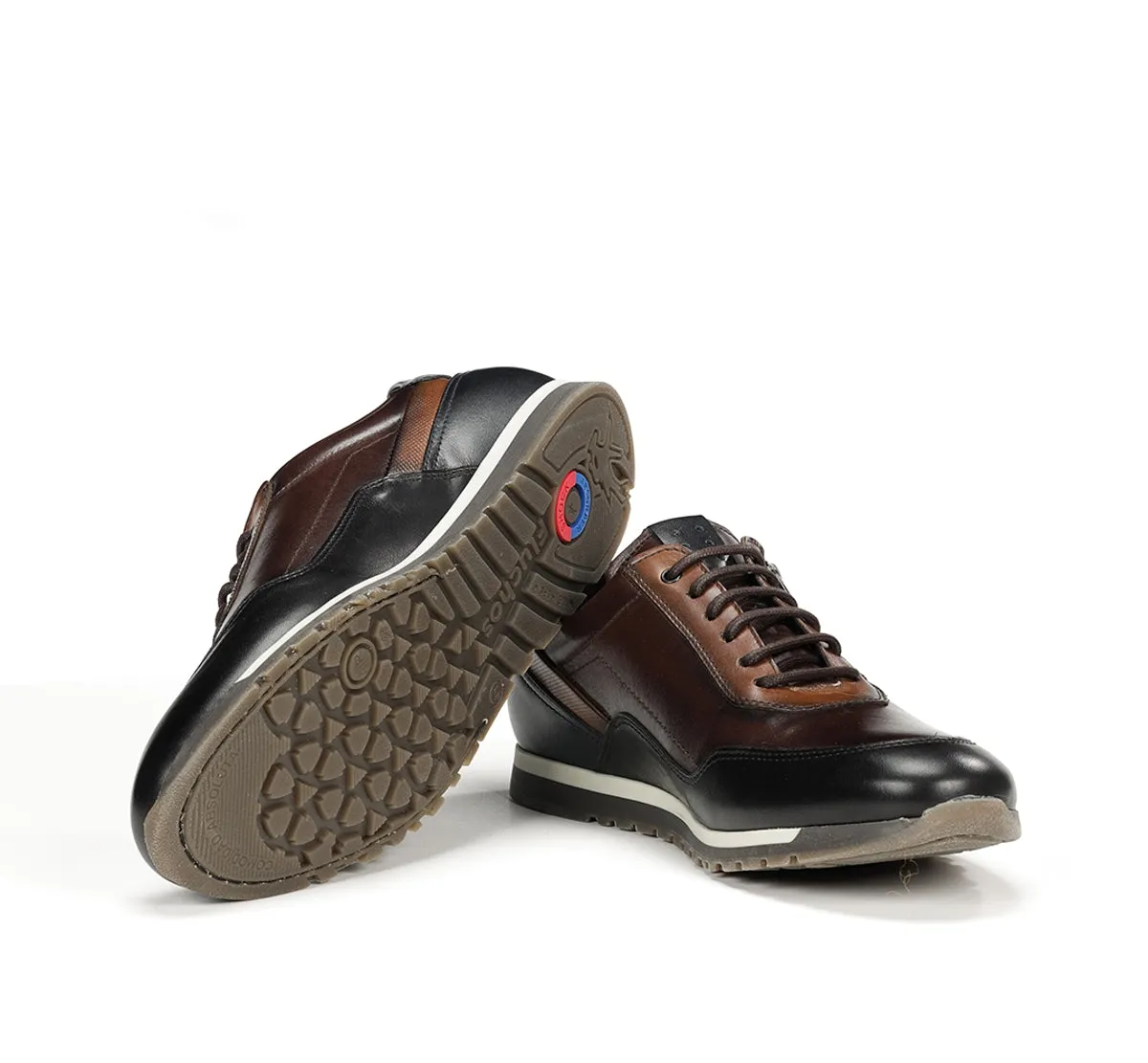 Fluchos Sander F1215 sneakers marrone uomo ammortizzate