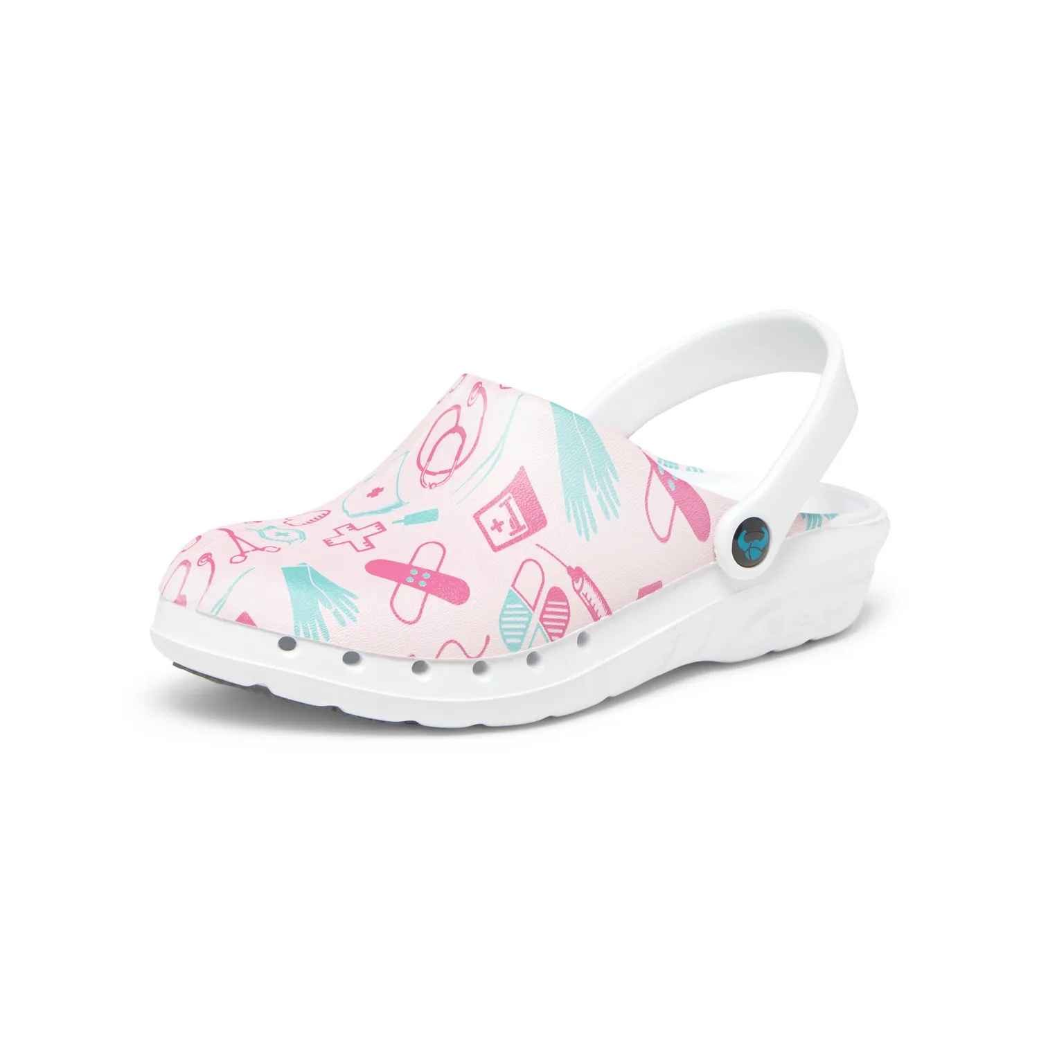 Suecos Oden+ zoccoli sanitari donna rosa fantasia