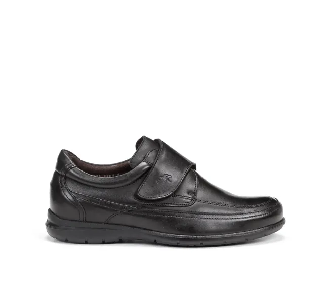Fluchos Luca 8782 scarpe uomo nere in pelle