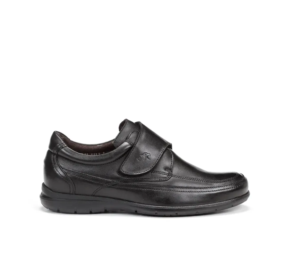 Fluchos Luca 8782 scarpe uomo nere in pelle