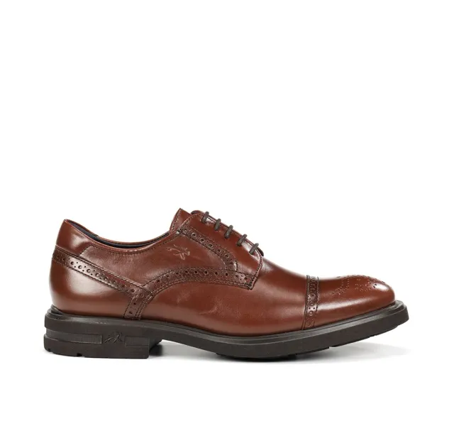 Fluchos Belgas F0629 scarpe uomo marrone classiche