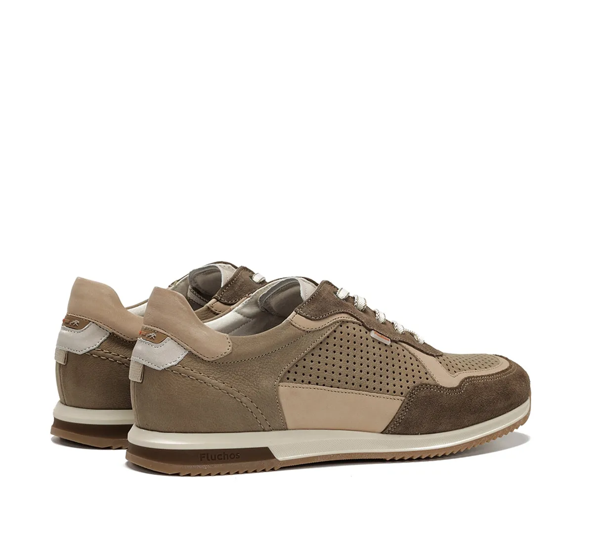 Fluchos Samir F2415 sneakers uomo marroni pelle