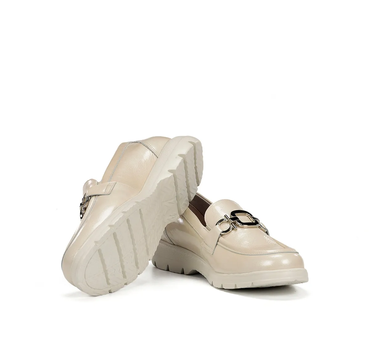Fluchos Gladis F2282 mocassini donna taupe leggeri