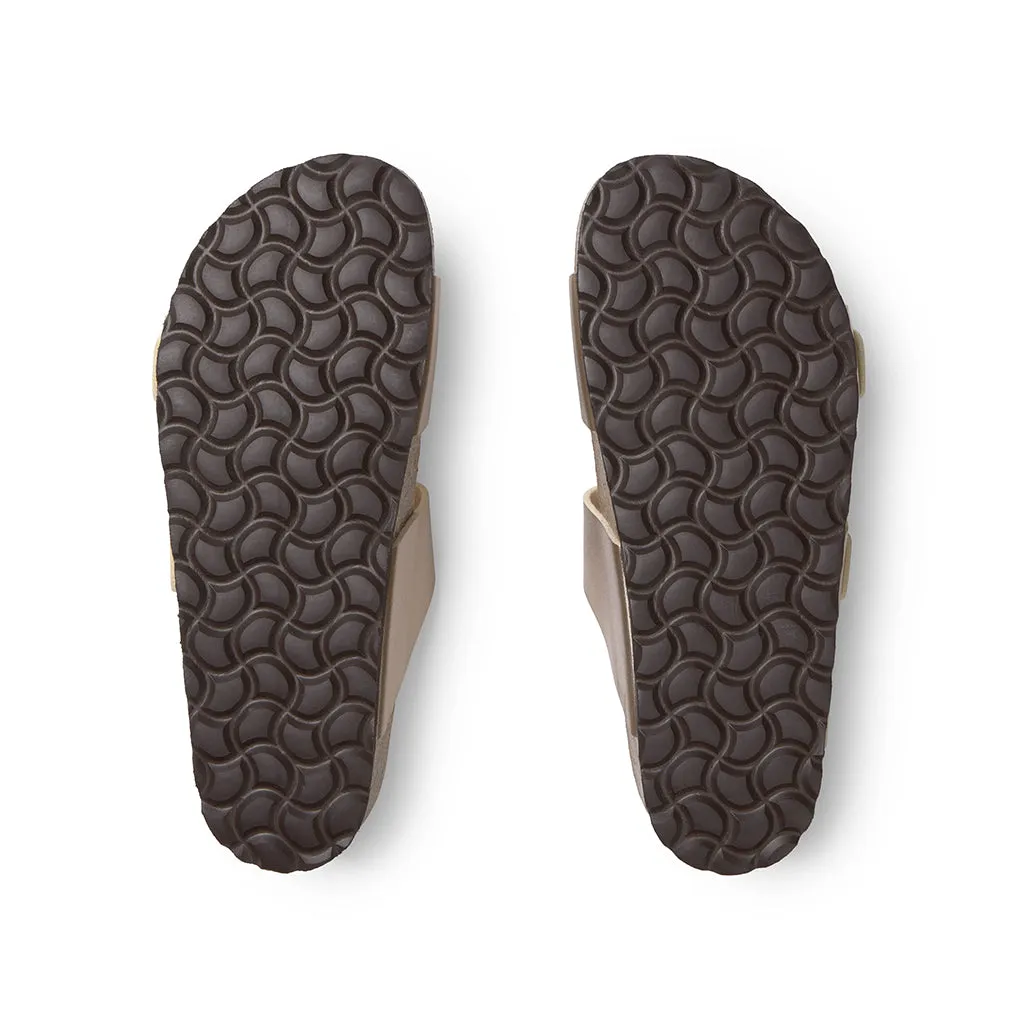 Suecos Vind sandali donna taupe pianta piatta