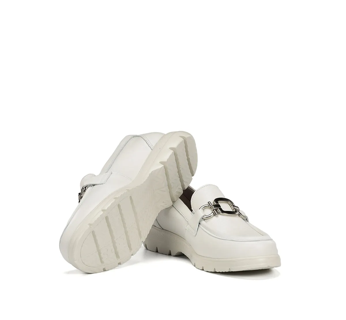 Fluchos Gladis F2282 mocassini donna bianchi comodi