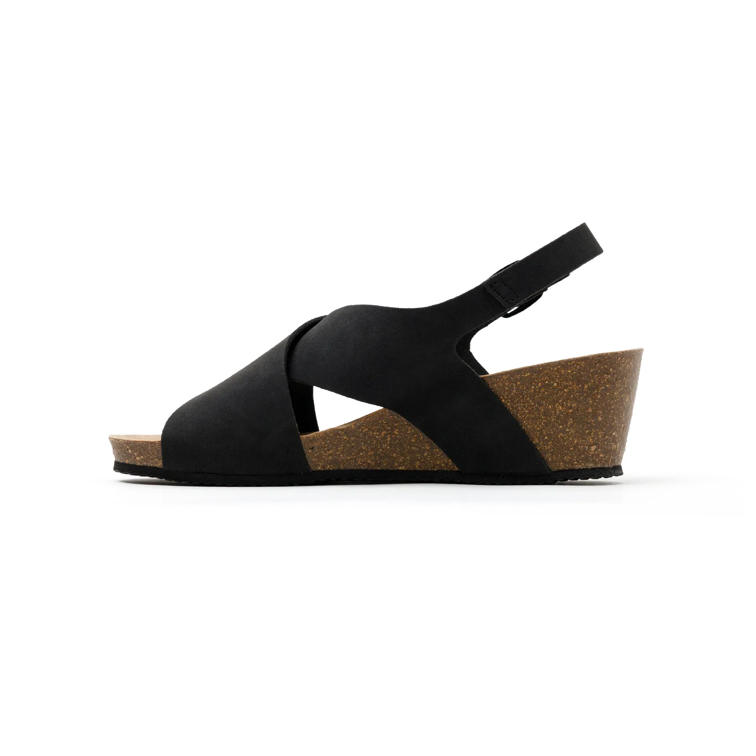 Suecos Ros sandali neri tacco donna
