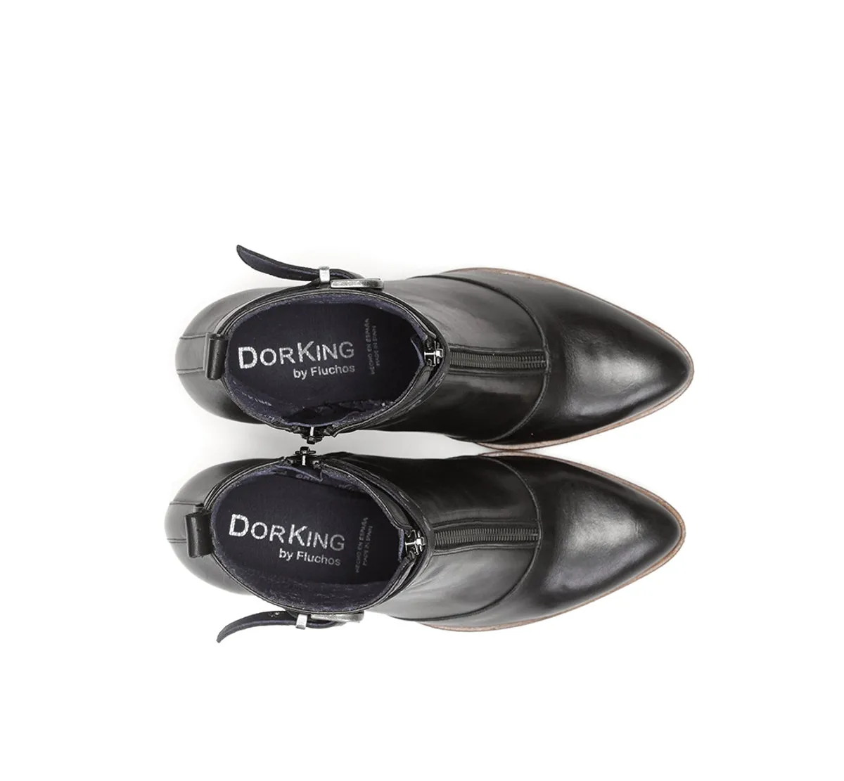 Dorking Thais D8300 Tronchetto Donna Nero con Tacco