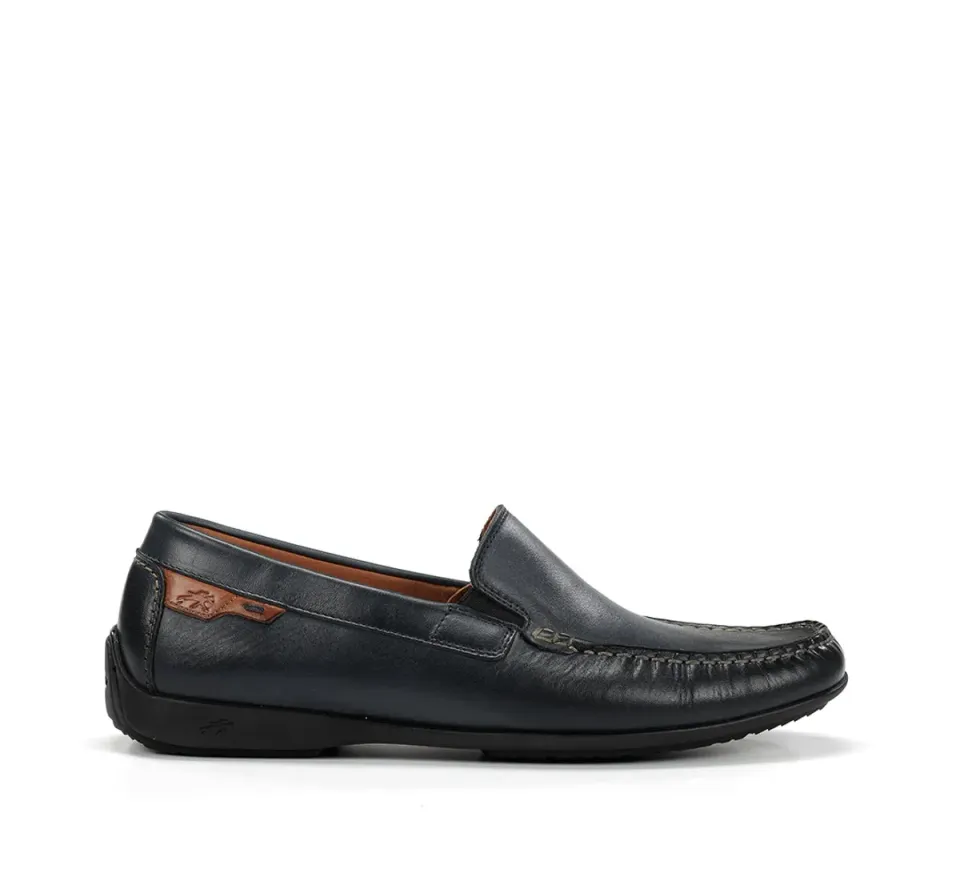 Fluchos Samoa F2208 mocassini uomo blu morbidi