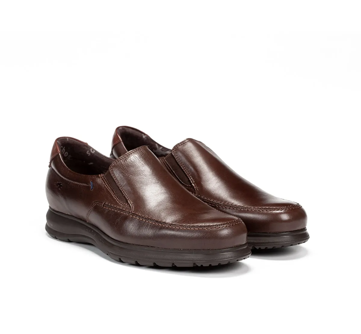 Fluchos Zeta F0603 slip on uomo marroni classici