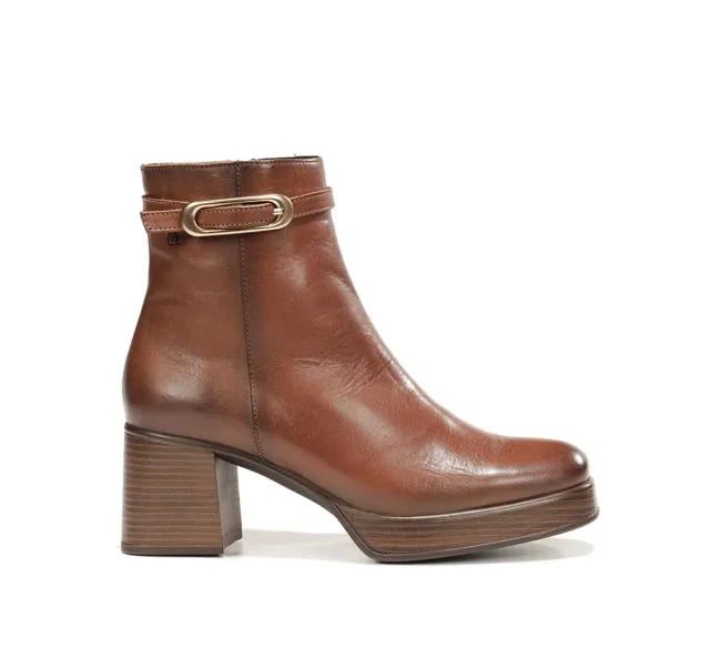 Fluchos Cristel D9733 stivaletti marrone donna