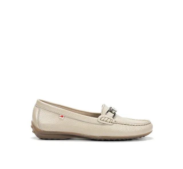 Fluchos Bruni F0804 mocassini donna taupe pelle