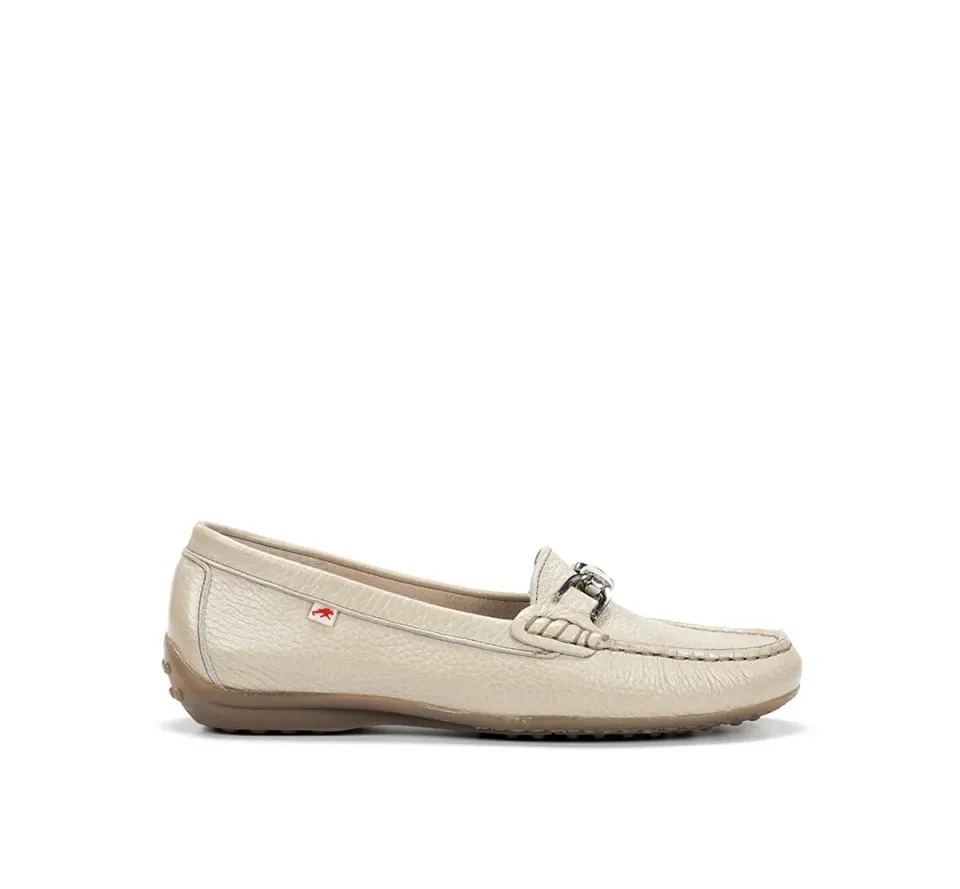 Fluchos Bruni F0804 mocassini donna taupe pelle