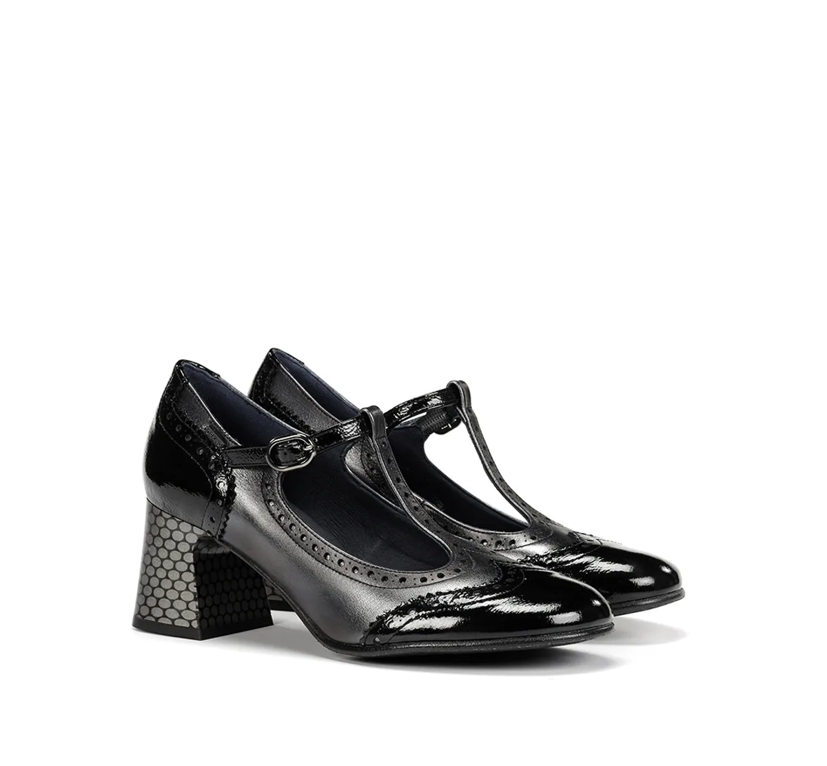 Fluchos Dacy D9618 mocassino donna grigio tacco