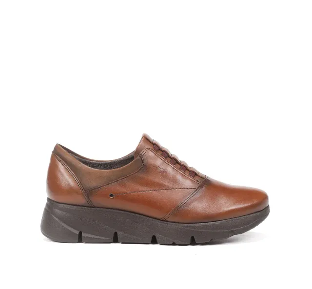 Fluchos Bona F1357 scarpe donna marroni con zeppa
