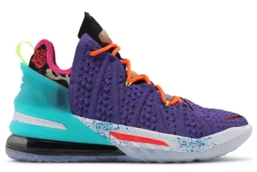 Nike LeBron 18 scarpe basket uomo viola 47,5