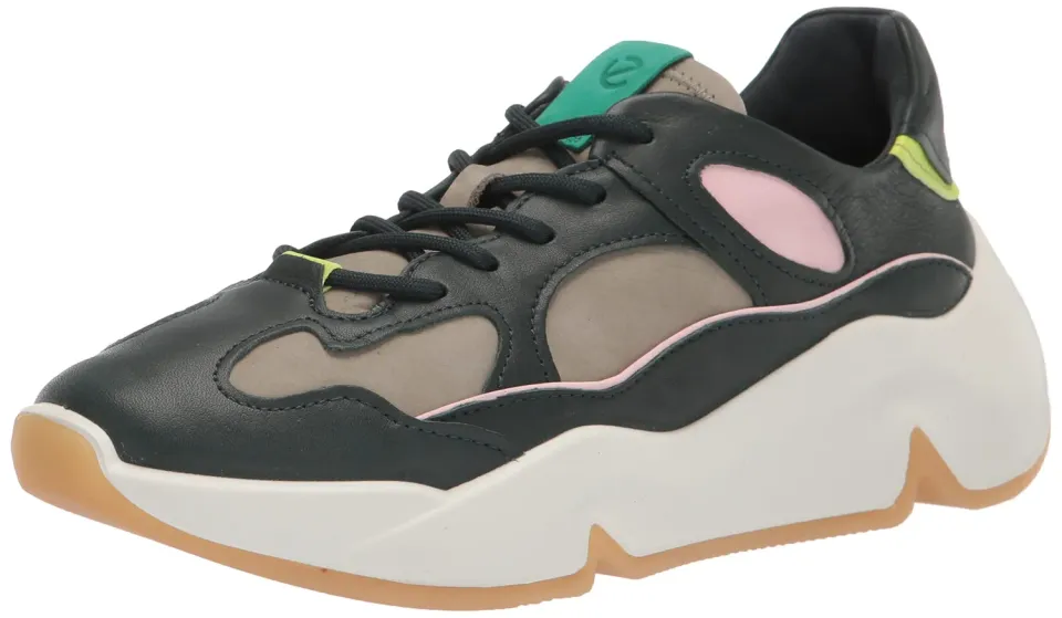 Ecco Chunky Sneaker Hygge stivali donna in pelle con pile