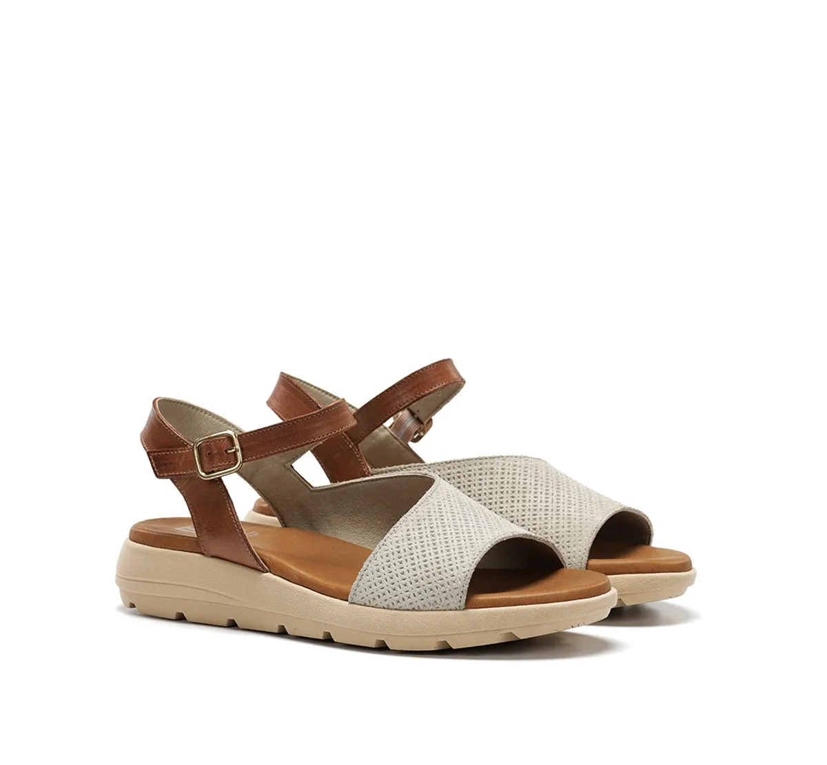 Fluchos Gandia D9464 sandali donna taupe