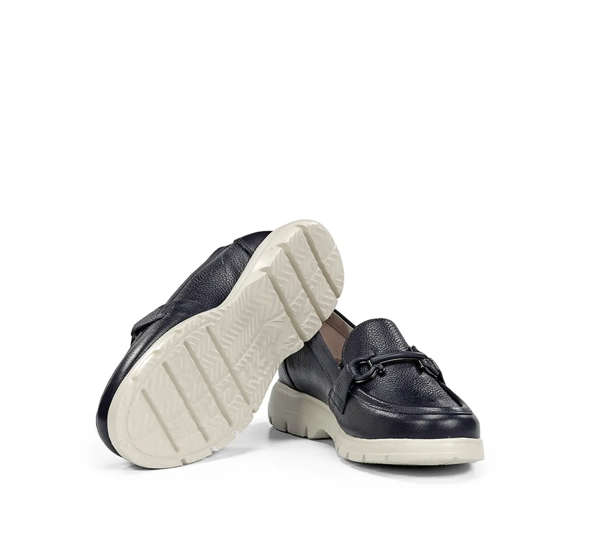 Fluchos Gladis F1936 mocassino donna blu punta tonda